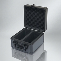 Boîte de rangement en aluminium verrouillable prête à être expédiée, personnalisée pour le rangement et le transport des cartes sportives gradées BGS, PSA, SGC, avec serrure à code.