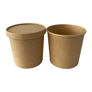 ZY Factory Vente en gros de contenants alimentaires en kraft en vrac, boîtes à emporter <span class=keywords><strong>micro</strong></span>-ondables, boîtes à emporter brunes, résistantes aux fuites et à la graisse, bols alimentaires - Product Image 4