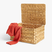 Cesto de Rattan Artesanal Certificado LFGB Estilo Designer para Decoração de Casa, Cesto de Armazenamento de Bambu com Tolerância de ±1mm, Atacado