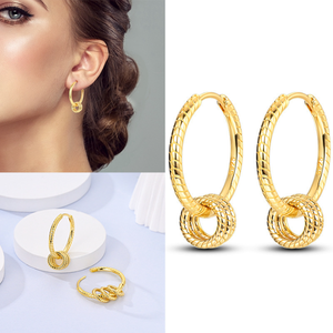 Pendientes de aro grandes S925 con logotipo Original para mujer, diseño de corazón de amor de alta calidad para boda, cumpleaños y fiesta, piedra de circón - Product Image 6