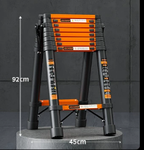 Multi Purpose Foldable <strong>Telescopic</strong> <strong>Ladder</strong> Aluminum Carbon Stainless Steel <strong>a</strong> <strong>Frame</strong> Straight Step <strong>Ladder</strong> for Home &amp; Construction - Product Image 6