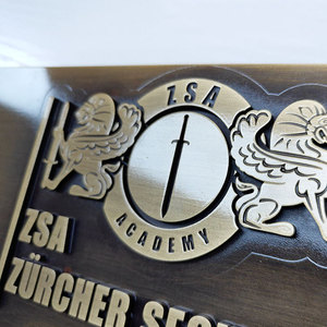 لوحة تكريم نحاسية مخصصة منقوشة على المعدن - Product Image 4