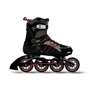 Ysmle High Performance Soft Fitness 3 Wheels Inline Skate Voor Volwassenen