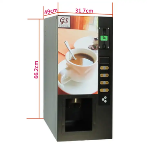Distributeur automatique de café intelligent pour entreprises, multi-saveurs, entièrement automatique, à <span class=keywords><strong>monnayeur</strong></span>, pour comptoir - Product Image 3