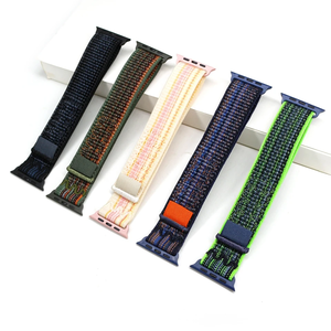 Tali Jam Tangan Lionorm Soft Nylon untuk Apple Ultra <span class=keywords><strong>2</strong></span>/Series 10/9/8, Tali Rajut Bernapas untuk IWatch Desain Trail <span class=keywords><strong>Loop</strong></span> - Product Image 1