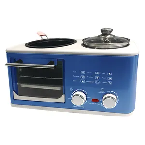 أجهزة منزلية متعددة الوظائف للطبخ الآلي 4 في 1 أجهزة صنع الإفطار ماكينة كهربائية 4 في 1 للفطور
