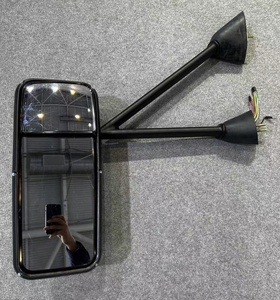 Espejo Retrovisor Lateral para Conductor y Pasajero (Cubierta Trasera Cromada o Negra) para <span class=keywords><strong>Kenworth</strong></span> Serie T600, T660 y T800 - Product Image 1