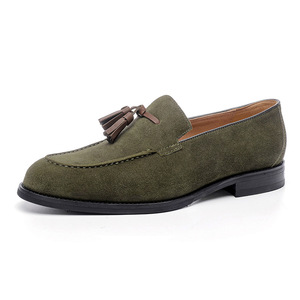 Cuir véritable Mocassin souple pour hommes Mocassins de conduite Chaussures bateau en cuir suédé Fancy Frosted Business Usine De Chaussure - Product Image 4
