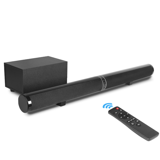 Vofull Newest Model 2.1 Channel Home Audio System Wireless Bt Sound Bar for TV
