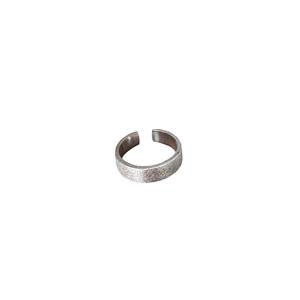 Yinruitai S925 Sterling <b>Silver</b> Frosted Texture <b>Ring</b> For Women Simple Matte Band Index Finger Everyday Wear - Product Image 5