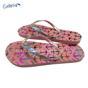 Tongs à imprimé ancre <span class=keywords><strong>nautique</strong></span>, sandales de plage confortables et antidérapantes en EVA pour un usage quotidien - Product Image 6