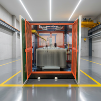 Subestación Compacta Prefabricada de Tipo Contenedor para Exteriores, Trifásica/Monofásica, 60Hz, Sumergida en Aceite, 10kV/400V, SHENG HUA YB