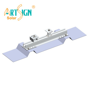 Signe d'art Système de mini garde-corps photovoltaïque Supports de montage de panneaux solaires <span class=keywords><strong>sur</strong></span> toit trapézoïdal en étain - Product Image 4