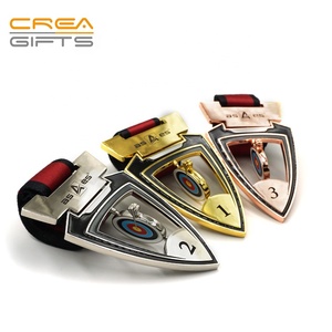 Vuelos de gimnasia de karate de fútbol de <span class=keywords><strong>tiro</strong></span> con <span class=keywords><strong>arco</strong></span> de oro de metal medalla deportiva - Product Image 6