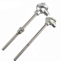 Termopar tipo K 1200 Termopar de horno de 1300 grados Termopar de sonda de acero inoxidable