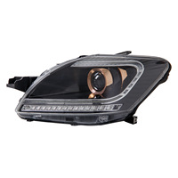 Phares LED 12V Hilmo Vios 2008-2013 - Nouveau kit de modernisation/amélioration avec garantie d'un an, gauche et droite, Plug and Play