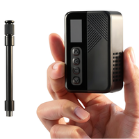 Compresseur d'air portable intelligent 150 PSI pour vélo, pompe électrique mini avec manomètre précis, Type C pour VTT, vélo de route et gravel