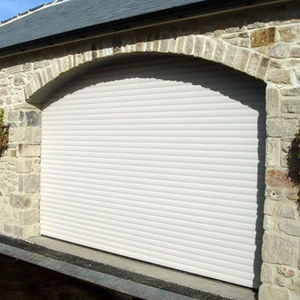 Porte de <span class=keywords><strong>garage</strong></span> électrique intelligente noire en aluminium de luxe polyvalente et personnalisable pour la maison - Product Image 5