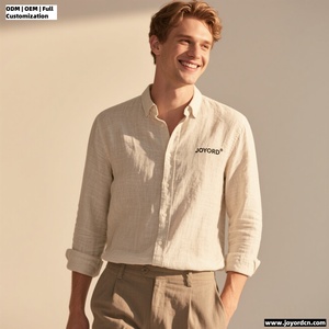 Camicie <span class=keywords><strong>di</strong></span> <span class=keywords><strong>lino</strong></span> personalizzate da uomo all'ingrosso camicie <span class=keywords><strong>di</strong></span> <span class=keywords><strong>lino</strong></span>/cotone a manica lunga con bottoni da <span class=keywords><strong>spiaggia</strong></span> Resort da lavoro Casual camicie Casual da lavoro Vintage - Product Image 2