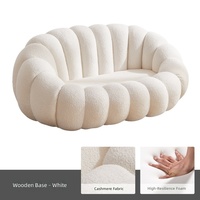 Ensemble de canapés bulles en tissu style nuage compressé nid d'abeille, mobilier de salon moderne et minimaliste pour hôtel, appartement, villa