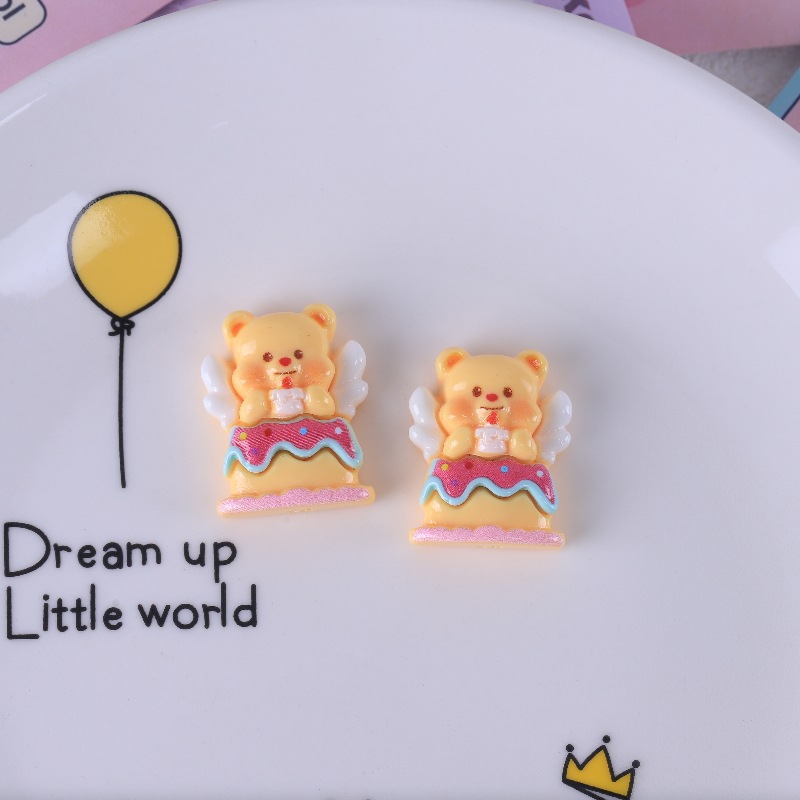 colorful Wing Cake Bear