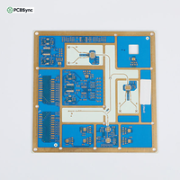 Carte de circuit imprimé (PCB) personnalisée Rogers RT Duroid 6006 0,635 mm ENIG Immersion Gold pour processeur de signal radar compact