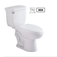WC à siphon en deux parties LM-2139Z, sanitaires chinois