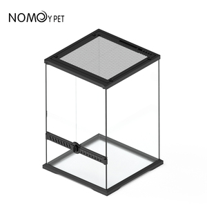 NOMOY PET <span class=keywords><strong>Terrario</strong></span> <span class=keywords><strong>in</strong></span> <span class=keywords><strong>Vetro</strong></span> di Alta Qualità per Rettili di Taglia Media, per Camaleonti e Lucertole YL-01 M-45*45*60cm - Product Image 6