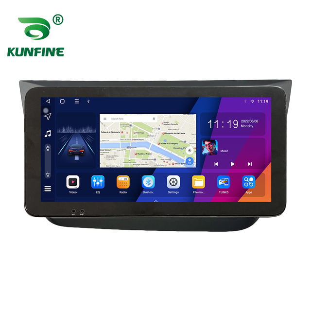 For SEAT ALTEA 2004-2015 LHD 10.33 Inch QLED Screen Headunit Device Double 2 Din Car Stereo GPS Navigation Android Car Radio
