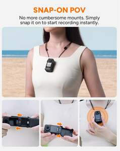 Caméra d'action originale SJCAM C400 4K <span class=keywords><strong>60FPS</strong></span> avec stabilisation SteadyMotion, gyroscope 6 axes, 20MP, WiFi, étanche, caméra sport pour vloggers et influenceurs - Product Image 5
