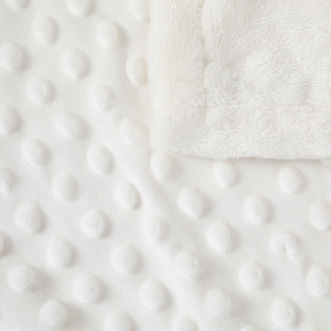 Manta de lunares para bebés de diseño personalizado mantas punteadas de lana Minky Súper suaves para recién nacidos - Product Image 2