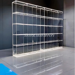 Étagères de présentation murales en acrylique Vitrine avec serrure Étagères de vente au détail Étagères à liqueur en acrylique Organisateur d'affichage de chaussures de <span class=keywords><strong>vin</strong></span> - Product Image 6