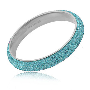 Bracelet en cristal 8MM à sept rangs micro-incrustés de strass verts en acier inoxydable, rond, tendance, unisexe, pour tous les jours - Product Image 3