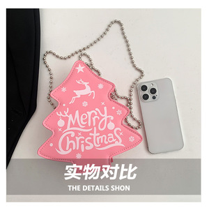 2025 Thiết Kế Thời Trang Nữ Mini Túi Món Quà Giáng Sinh Túi Womens Vai Túi Với Chuỗi Bán Buôn Cây Giáng Sinh Loại | PU Túi Xách - Product Image 3