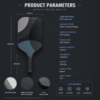 Meilleures ventes : Raquette de pickleball en fibre de carbone T700, designs personnalisés, équipement de pickleball thermoformé USAPA, pagaie de pickleball