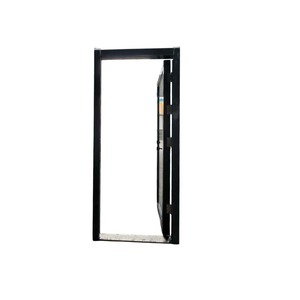 Puerta de Acero Contra Incendios con Vidrio, Apertura Manual, para Casas, Edificios, Salas de Estar, Salida de Emergencia, Resistencia al Fuego de 1 Hora, Barra Antipánico - Product Image 5
