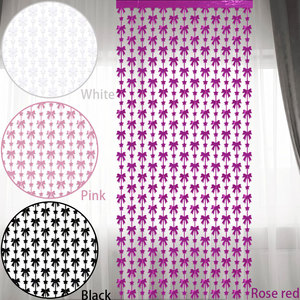 Bogen Themen Dekoration Regen Seide Vorhang Geburtstags feier Hintergrund Wand dekoration mit rosa Bogen Muster Regen Seide Tür Vorhang - Product Image 2