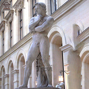 Escultura clásica del Museo griego Trevi Mármol Estatua romana <span class=keywords><strong>de</strong></span> Espartaco - Product Image 6