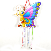 Piñata sur le thème du football et des papillons, personnalisée par l'usine OEM, pour les fêtes du Nouvel An chinois et de Pâques, accessoires de fête pour les anniversaires des enfants, décoration festive