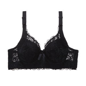 Bralette de Encaje Sexy para Mujer, Top Corto de Talla Grande, Sujetador Ligero, Lencería Femenina, Copa Delgada, Ropa Interior con Efecto Push-Up, Tejido de Alta Calidad - Product Image 6