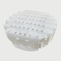 Tampon anti-buée en maille tissée PTFE avec grilles de support pour tour de refroidissement