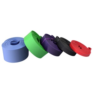 Fascia di resistenza Fitness elasticizzata in lattice personalizzata Set fasce per esercizi Pull Up - Product Image 5