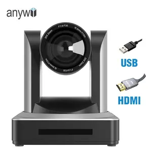 Anywii allinone videoconferência câmera 20x zoom óptico sala de reunião gravador vídeo conferência equipamentos