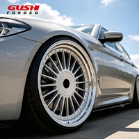 Jantes forgées personnalisées GS en 2 pièces, polies, 18, 19, 20, 21, 22, 24 pouces, multi-rayons, 5x114.3, 5x112, 5x120, 5x130 pour Benz, BMW, Audi