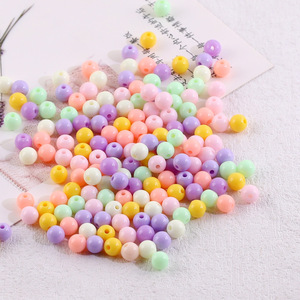 Acrylic Round <b>Beads</b> 6mm Plastic <b>Loose</b> <b>Beads</b> For Jewelry Making DIY Accessories - Product Image 5
