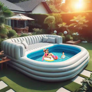 Canapé gonflable familial avec banc intégré, parc aquatique d'été, salon familial, flotteur gonflable pour <span class=keywords><strong>piscine</strong></span> - Product Image 5