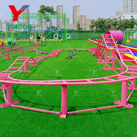 Mini Montaña Rusa sin motor para paseos en parque de atracciones más populares y rentables a la venta
