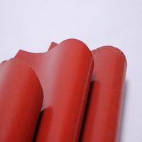 Tissu de fibre de verre enduit de silicone -- résistant à la chaleur à hautes températures ignifuge ignifuge0.37