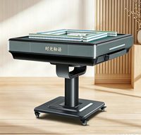 Nouvelle machine à mahjong automatique pliable à quatre boucheaux avec effets lumineux et sonores, machine à mahjong double usage pour table de divertissement à domicile