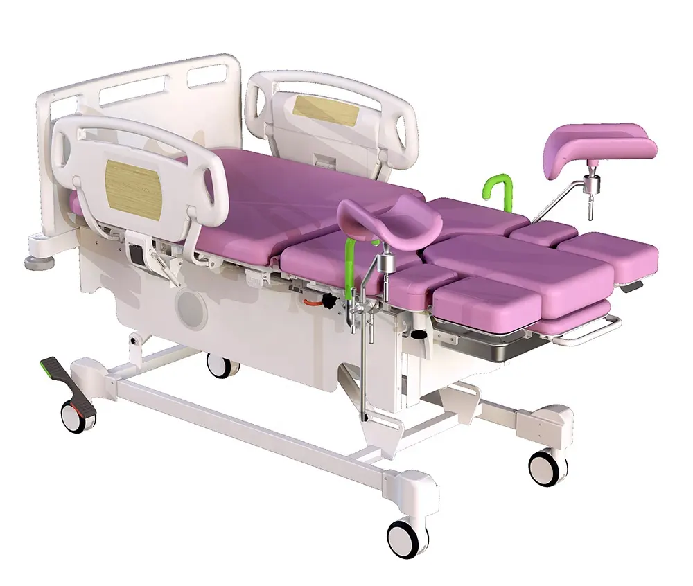 Elektrikli bebek doğum yatağı emek doğum masası tıbbi obstetrik fonksiyonlu LDR yatak